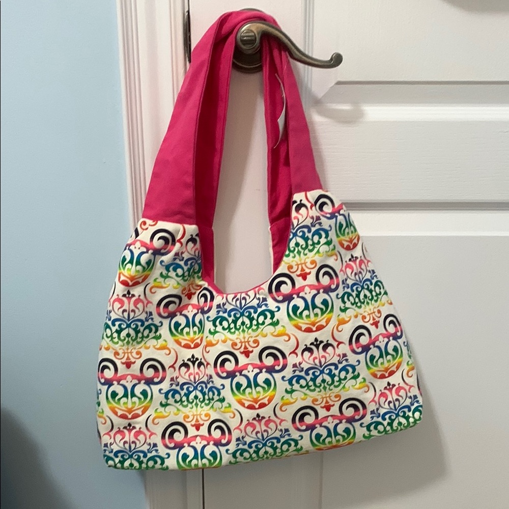 Disney Parks Mickey Mouse Rainbow Hobo Bag